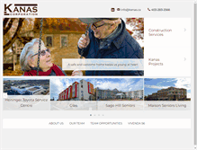 Tablet Screenshot of kanas.ca